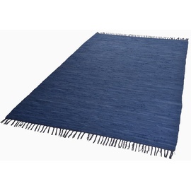 THEKO Teppich Happy Cotton«, rechteckig, blau