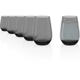 Stölzle Lausitz Elements Rauchgrau 6er-Set 465 ml 6er Set