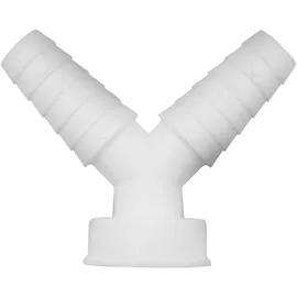 SANITOP-WINGENROTH Doppelschlauchtülle 30,3 mm (G 1) x Ø 20 mm Weiß