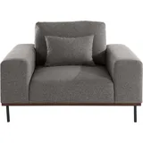 andas Loveseat »Mikael Sessel«, gebeizter Holzrahmen; passend zur Serie 'Mikael', incl. Zierkissen grau