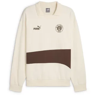 Puma FC St. Pauli ftblCulture+ Trainings-Sweatshirt Herren 08 sugared almond/espresso brown XXL