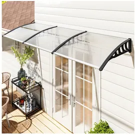 Outsunny Pultvordach 303 x 96 x 27 cm schwarz