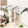 Outsunny Pultvordach 303 x 96 x 27 cm schwarz