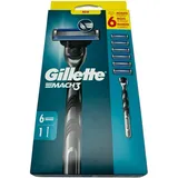 Gillette MACH3 Rasierer mit 6 Klingen