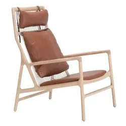 GAZZDA Sessel Dedo Leder Whisky