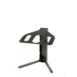 Quik-Lok QUIK LOK - LPH/005 LAPTOP-STÄNDER, leichte und stabile Stahlkonstruktion, mit Gummipads, zwei verschiedene Winkel, maximale Belastung 15 kg, Farbe Schwarz