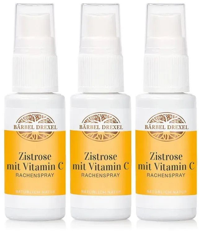 Zistrose mit Vitamin C Rachenspray