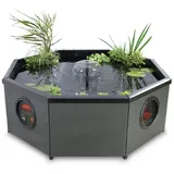 Blagdon Affinity Living Wasser Gartenteich mit Filter, 158x145x52 cm
