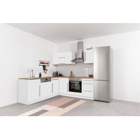 Kochstation HELD MÖBEL Winkelküche »Samos«, mit E-Geräten, Stellbreite 220/220