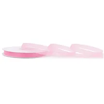 Creativery Geschenkband Chiffon unifarben 6 mm x 25 m Rosa