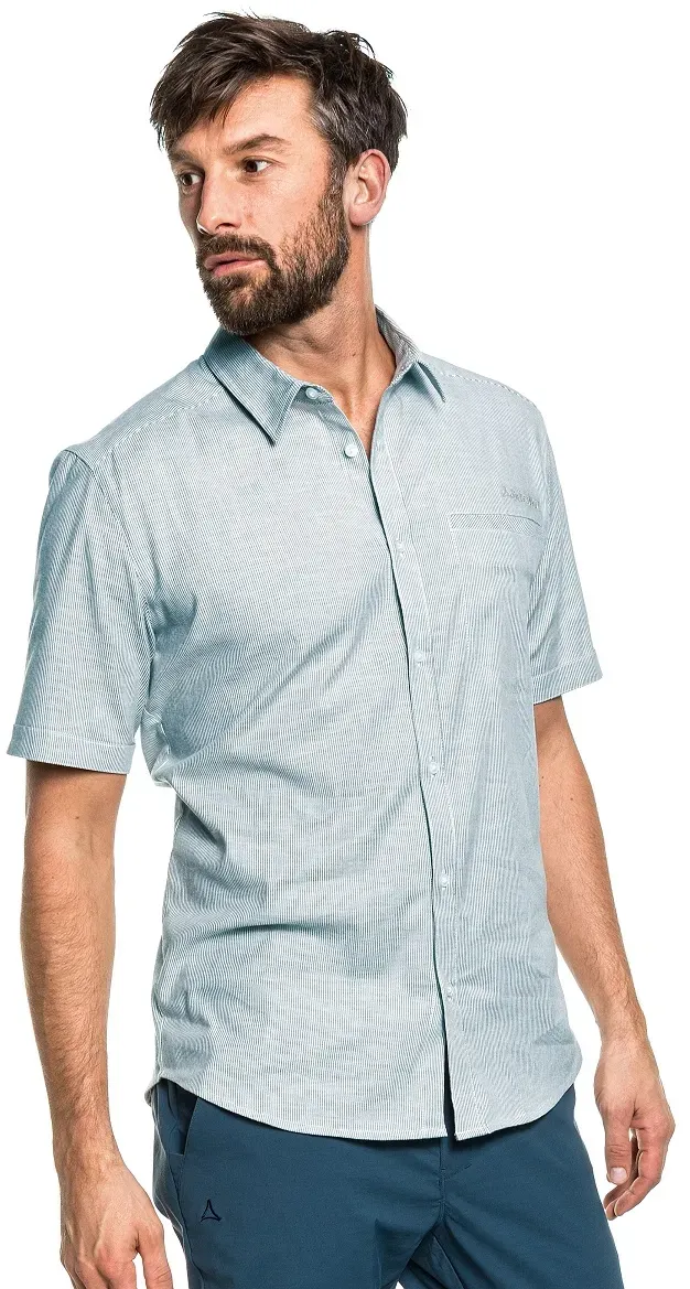 Schöffel Kurzarmhemd Wakefield (recyceltem Material) urban chic Herren