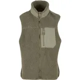 URBAN CLASSICS Sherpa Weste Pale Green M