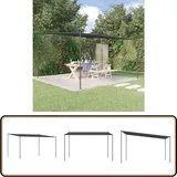 Vidaxl - Pavillon Anthrazit 4x4 m 180 g/m2 Stoff und Stahl - Pavillon - Gartenzelt - Sonnensegel - Überdachung - Gartenparty