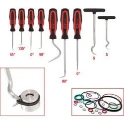 KS Tools Master Haken-Werkzeug-Satz, 9-teilig