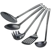 Stanley Rogers Küchenhelfer Set in Schwarz – 5-teiliges Premium