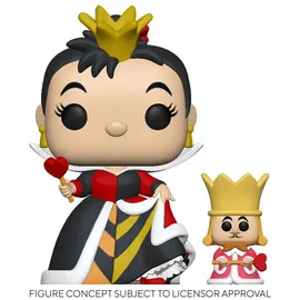 Funko Alice im Wunderland - Queen of Hearts mit King 1063 - Funko Pop! Sammelfigur