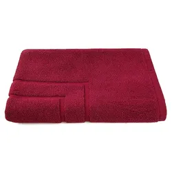 grace grand spa Bodenmatte aus griffigem Frottee rot 