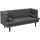 58 aufm Kessel Kindersofa Keavy 2-Sitzer 58 x 58 cm Buche massiv grau