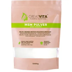 GreatVita MSM Pulver 1000 g