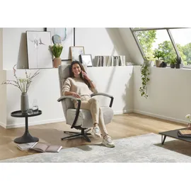 die planbar Relaxsessel mit Metallsternfuß Polyester 66 x 107 x 83 cm Beige