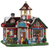 Lemax Bright Meadow Elementary Weihnachtsdorf 1,97 m x 2,05 m x 1,51 m beleuchtet handbemalt animiert