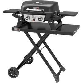 Royal Gourmet Tragbarer 2-Brenner Gasgrill schwarz