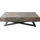 WFL GROUP Cavetta Dunkelgrau Holzoptik 120 x 80 x 76 cm