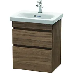Duravit DuraStyle Waschtisch-Unterschrank DS640307979 50 x 36,8 cm, nussbaum natur, 2 Schubkästen, wandhängend