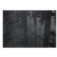 Tulup Glasbodenplatte Rechteck 100 x 70 x 0,4 cm Schwarz