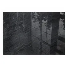 Tulup Glasbodenplatte Rechteck 100 x 70 x 0,4 cm Schwarz