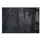 Tulup Glasbodenplatte Rechteck 100 x 70 x 0,4 cm Schwarz