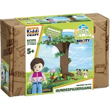 KiddiCraft Klemmbaustein-Set Hundespaziergang 77-tlg.