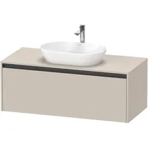 Duravit Waschtischunterschrank 1 Auszug 120 x 55 x 46 cm Schwarz Matt