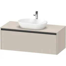 Duravit Waschtischunterschrank 1 Auszug 120 x 55 x 46 cm Schwarz Matt