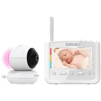 Evolveo BabyMonitor NL4, Babyphone mit Nachtlicht und drehbarer Kamera