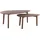 miliboo Klassische Couchtische Braun Nussbaum 2er-set 0 x 0 cm