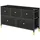 Costway Kommode 8 Schubladen Metall 100 cm x 58,5 cm x 30 cm schwarz