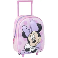 Cerdá LIFE'S LITTLE MOMENTS Unisex Kinder Trolley 3D Kinderrucksack Minnie, Rosa