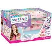 Make it Real Ultimatives Perlenstudio Perlen DIY Schmuckset mit 2600 Perlen