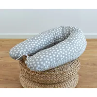 LOOLAY Stillkissen 190 cm Herzen Grau