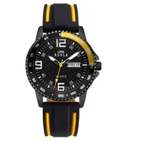 UMR Ruhla Armbanduhr, Quarz, analog, Silikonarmband, Edelstahlgehäuse, wasserdicht bis
