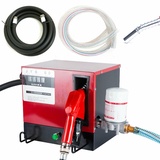 Dieselpumpe Kraftstoffpumpe, 220V-240V Selbstansaugend Heizölpumpe mit Automatische Düse 60L/Min 550W Ölpumpe Tankstelle für Befüllen und Entleeren von Diesel