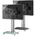 32-70 Zoll 100 60 44 cm Grau Aluminium/Glas/Stahl