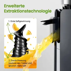 ventray Max 120 Slow Juicer schwarz