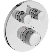 Ideal Standard Ceratherm Navigo Brausethermostat Unterputz 2 Verbraucher Rund Chrom