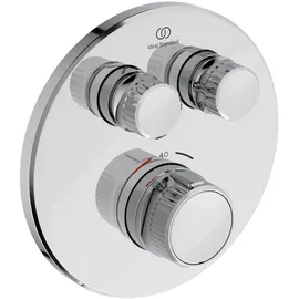 Ideal Standard Ceratherm Navigo Brausethermostat Unterputz 2 Verbraucher Rund Chrom