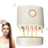 Kopfhaut Massagebürste Elektrisch und Haaröl Applikator 2 in 1, TGKYK USB-Laden Kopfmassage Elektrisch, Hair Oil Applicator, Kopfmassage Bürste für Ätherische Öle Auftragen, Kopfmassage