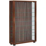 VCM Vitrine Lumo Mini 59 x 90 x 18 cm Braun