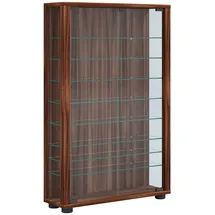 VCM Vitrine Lumo Mini 59 x 90 x 18 cm Braun