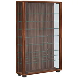 VCM Vitrine Lumo Mini 59 x 90 x 18 cm Braun
